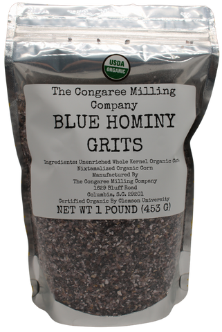 Coarse Blue Hominy Grits