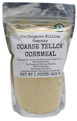USDA Certified Organic Coarse Yellow Cornmeal 1 Pound Bag