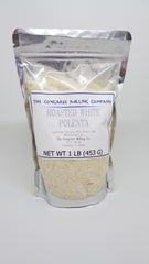 Roasted White Polenta 1 Pound Bag. Mamaliga, Politzka, Escatoun,