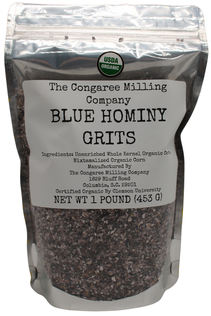USDA Organic Certified Blue Corn Hominy Grits