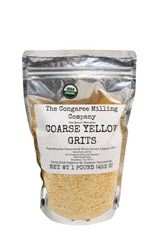 USDA Certified Organic Coarse Yellow Grits 1 Pound Bag