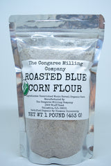 The Congaree Milling Company Organic Roasted Blue Corn Flour 1 Pound Bag