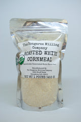 The Congaree Milling Company Organic Roasted White Cornmeal 1 Pound Bag